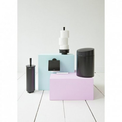 Brabantia 483400 держатель для туалетной бумаги, черный