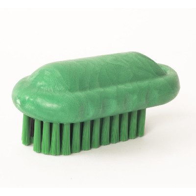 Haccper Щетка для мытья рук и ногтей с комбинированной щетиной, 127 мм, зелёная