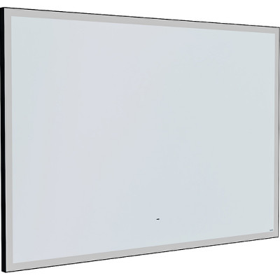 Зеркало в ванную Iddis Slide 100 SLI1000i98 с подсветкой с подогревом черное c сенсорным выключателем и диммером