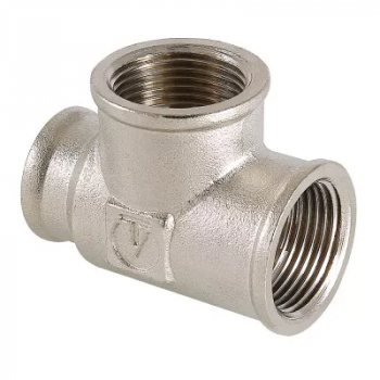 Тройник латунный переходной 3/4"х1/2"х1/2" внутренняя-внутренняя-внутренняя VALTEC (VTr.750.RN.050404)
