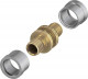 Соединение труба-труба SLQ TECEfloor, аксиальная запрессовка, для цельнопластиковых труб, 16 х 16 (77220016)  (77220016)