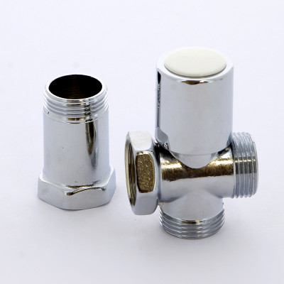 Вентиль проходной с удлинителем для стиральных машин хромированный ITAP 3/4"х3/4"х3/4" (230 3/4')