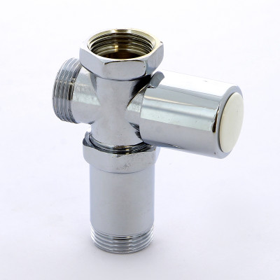 Вентиль проходной с удлинителем для стиральных машин хромированный ITAP 3/4"х3/4"х3/4" (230 3/4')