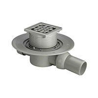 Viega 557140 трап 15 см х 15 см, хром