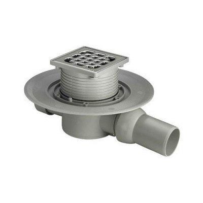 Viega 557140 трап 15 см х 15 см, хром