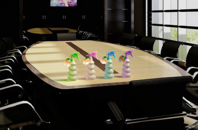 Бутылка с распылителем для жидкостей и бытовой химии 550 мл