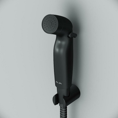 Гигиенический душ AM.PM F0202022 черный матовый настенный без смесителя