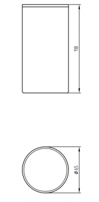 Стаканчик для зубных щеток настольный MIGLIORE Fortis 29919, бронза