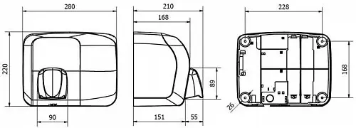 Jofel IBERO АА92000 электросушилка для рук, нержавеющая сталь