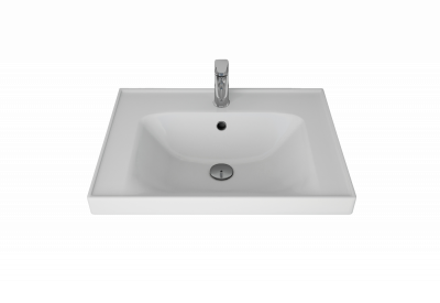 Мебельный умывальник Dreja ГРЕЙС 60 см, белая керамика