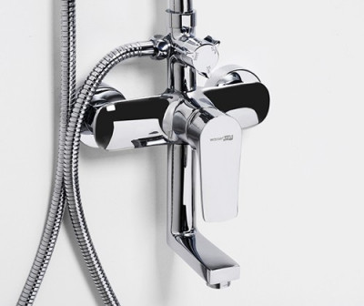 WasserKRAFT A16601 душевой комплект со смесителем для ванны, хром