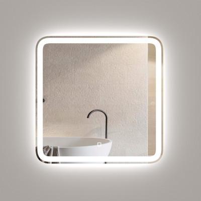Зеркало подвесное для ванной Onika Магна 70 с LED подсветкой (207046)