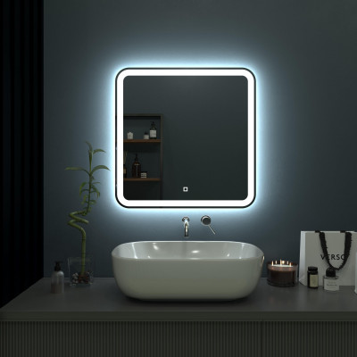 Зеркало подвесное для ванной Onika Магна 70 с LED подсветкой (207046)