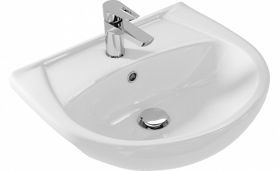 Раковина Cersanit Erica 55 S-UM-ERI55/1-w белая полукруглая