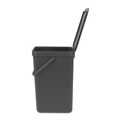 Brabantia Sort & Go 109966 ведро для мусора встраиваемое 16 л, цвет - серый