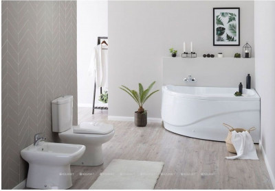 Акриловая ванна Aquanet Graciosa 150x90 L пристенная асимметричная (00203940)