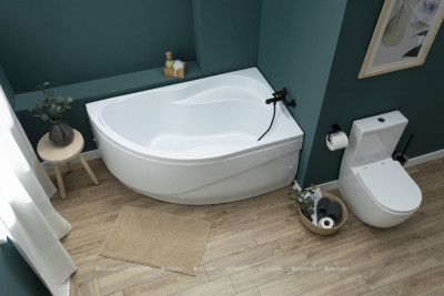 Акриловая ванна Aquanet Graciosa 150x90 L пристенная асимметричная (00203940)