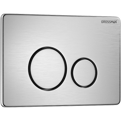 Клавиша смыва Grossman Style 700.K31.05.12M.12M хром сатиновый нерж сталь