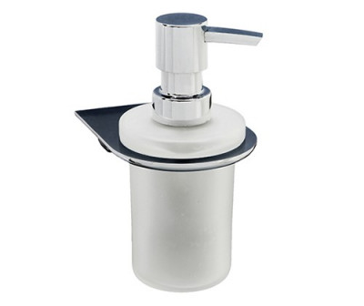 WasserKRAFT Kammel К-8399 дозатор для жидкого мыла настенный, матовое стекло/хром
