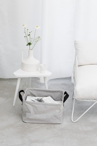 Brabantia 105685 складная корзина для белья, серая