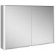 Зеркальный шкаф в ванную Keuco Royal Match 100 12803 171301 с подсветкой серебрянный  (12803171301)