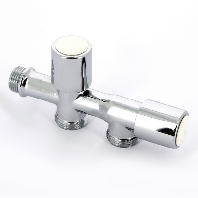 Вентиль двойной с выходами для бытовых машин хромированный ITAP 1/2"х3/4"х3/4" (240 1/2')