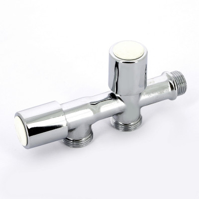 Вентиль двойной с выходами для бытовых машин хромированный ITAP 1/2"х3/4"х3/4" (240 1/2')