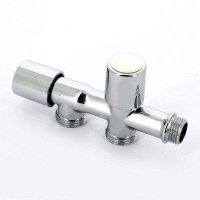 Вентиль двойной с выходами для бытовых машин хромированный ITAP 1/2"х3/4"х3/4" (240 1/2')