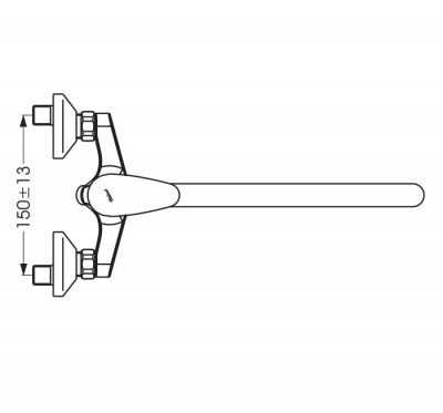 Смеситель для ванны с душем VIDIMA Орион B4225AA/BA005AA