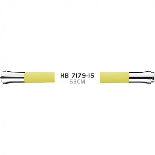 Излив для смесителя Haiba HB7179-15 гибкий (латунь силикон) желтый