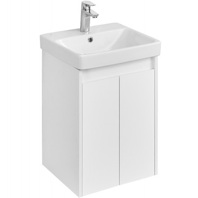 Тумба с раковиной Aquaton Сканди Doors 45 1A2787K0SD010 белая