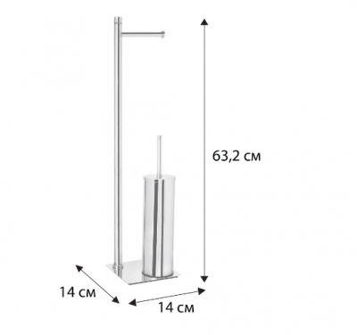 Fixsen FX-421 Стойка напольная, нержавеющая сталь