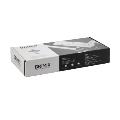 Смеситель кухонный с гибким изливом, шаровый, черный BRIMIX (1072)