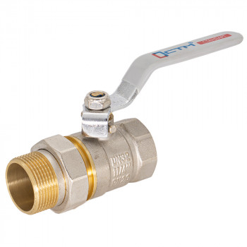 Шаровой кран для воды 11/4" CTM СТАНДАРТ с рычагом и накидной гайкой CWAFM114