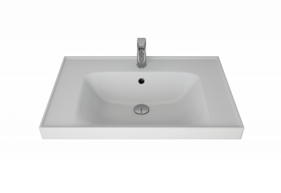 Мебельный умывальник Dreja ГРЕЙС 70 см, белая керамика