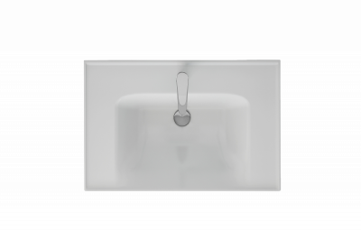 Мебельный умывальник Dreja ГРЕЙС 70 см, белая керамика