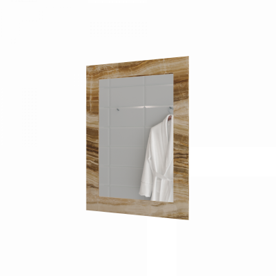 Зеркало подвесное для ванной Marka One Glass 60х80 Onyx (У73243)