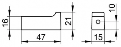 Крючок Keuco Edition 11114010000 хром