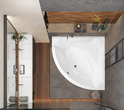 Акриловая ванна Vagnerplast Veronela 140x140 четверть круга