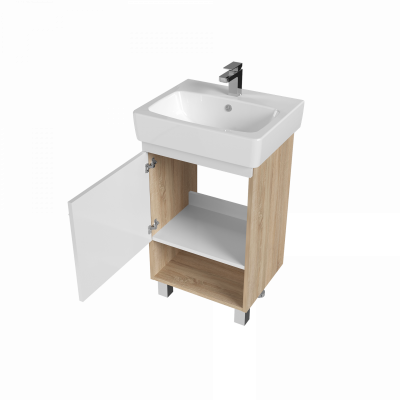 Тумба под раковину 1Marka Tera 55Н 1д. Дуб Сонома (У76066)