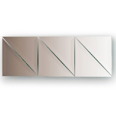 Зеркальная плитка Evoform Refractive 15х15 с фацетом 15 мм BY 1561