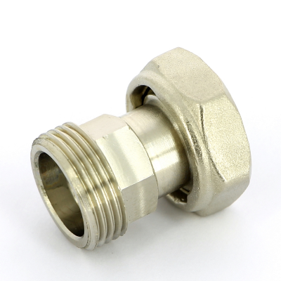 Соединение с накидной гайкой НВ Uni-Fitt с плоской прокладкой и обратным клапаном никелированное 3/4" (623N3000)