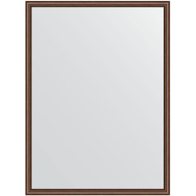 Зеркало настенное Evoform Definite 78х58 BY 0637 в багетной раме Орех 22 мм