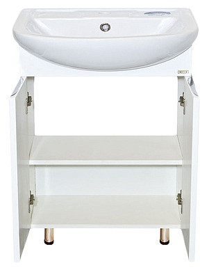 Тумба под раковину Misty Лаванда - 70 прямая белая (Э-Лав01070-011Пр)