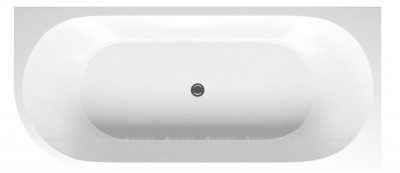 Акриловая ванна Aquanet Family Elegant B 180x80 3806N Matt Finish отдельностоящая асимметричная (00260055)