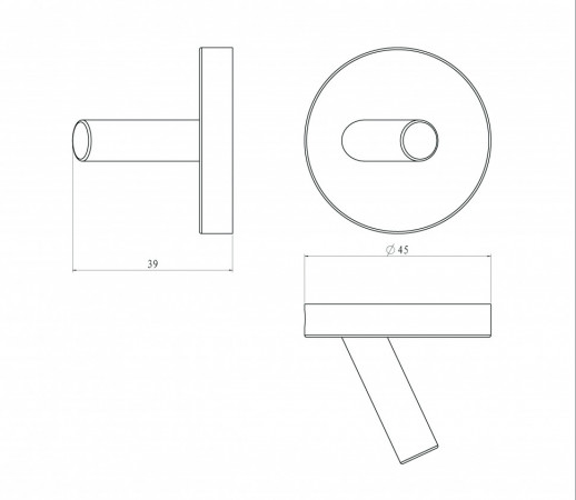 Крючок одинарный RUSH Bianki (BI76210)