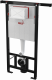 Скрытая система инсталляции для сухой установки (для ванных комнат в панельных домах) AlcaPlast AM102/1120 Инсталляция Alcaplast Jadromodul AM102/1120 для унитаза со смывным бачком без клавиши смыва металл (AM102/1120)