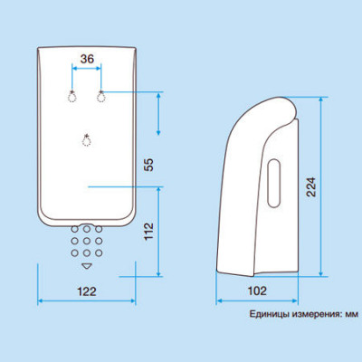Нажимной дозатор для антисептика 0,5 л Saraya GMD-500A (63700)