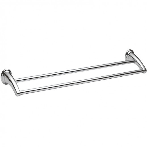 Полотенцедержатель Haiba HB1509 двойной (латунь) хром