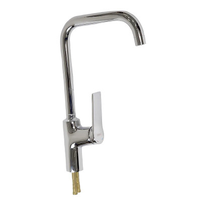 Смеситель для кухни Haiba HB70572 с гайкой (латунь) хром